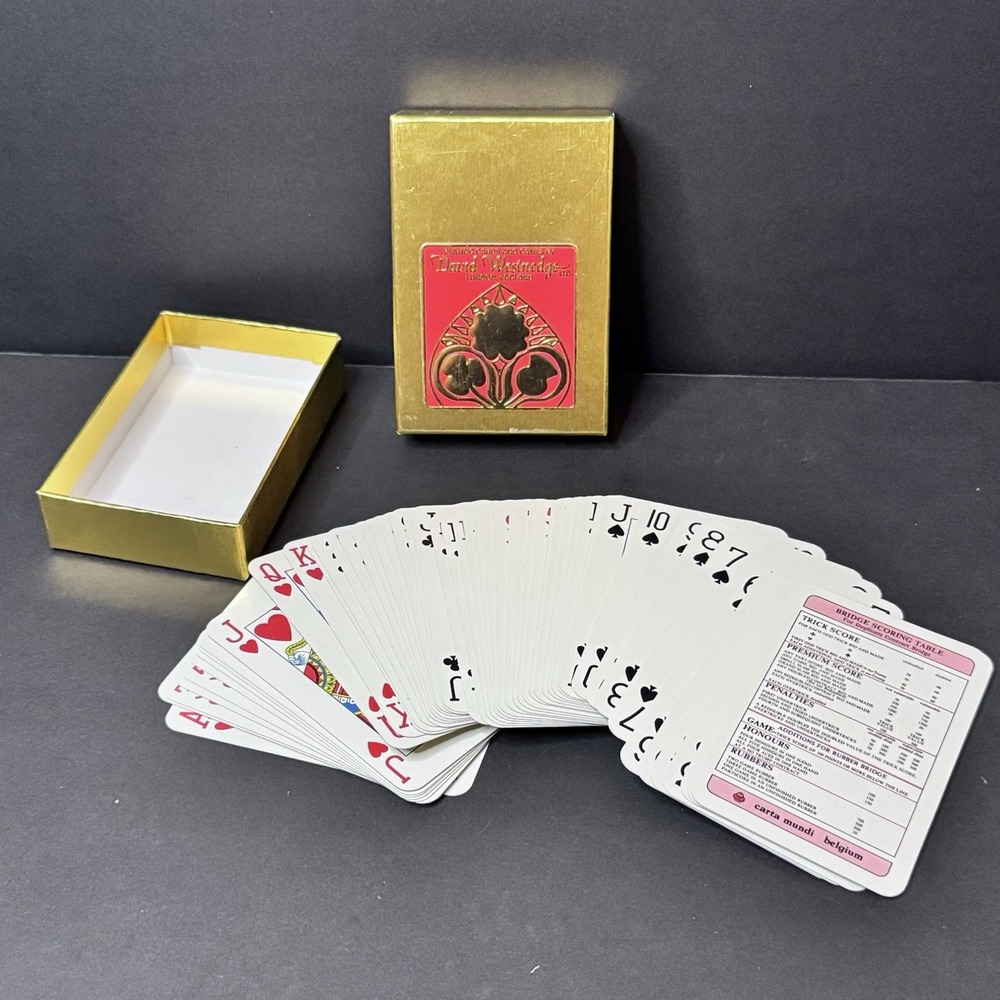 David Westnedge LTD Playing Cards Mint W Box Made In‎ London England - Picture 5 of 8